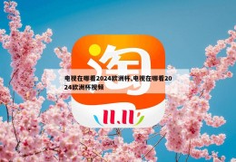 电视在哪看2024欧洲杯,电视在哪看2024欧洲杯视频