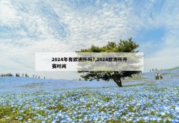 2024年有欧洲杯吗?,2024欧洲杯开赛时间