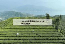 cba2023年赛程表,cba2021年3月份赛程表