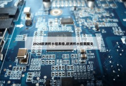 2024欧洲杯小组表格,欧洲杯小组赛图文